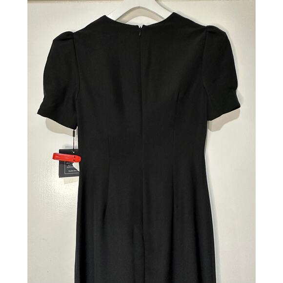 Ieena for Mac Duggal Rhinestone Cutout Sheath Gown Black #2630 Size 6 NWT - Picture 12 of 16